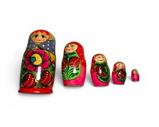 HandPainted Russian Matryoshka Nesting Dolls