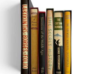 Folio Society Classic Books w Decorative Covers  Illustrations