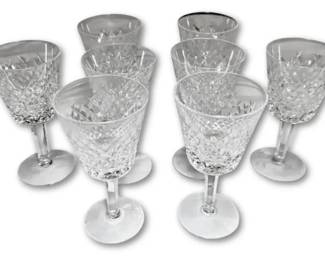 Waterford Crystal 6 Wine Glasses