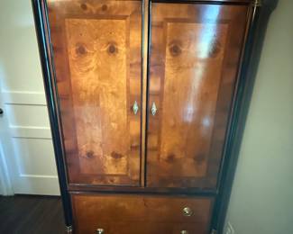 Burl Wood Entertainment Armoire
