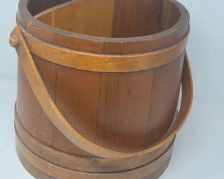 Vintage Wood Barrel Pail