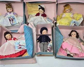 Madame Alexander Little Women Dolls in Original Boxes