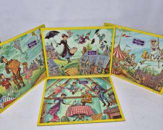 1960s Mary Poppins Cardboard Puzzles