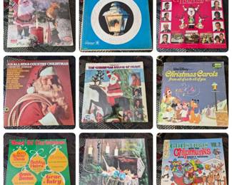 Christmas Vinyl Album Collection
