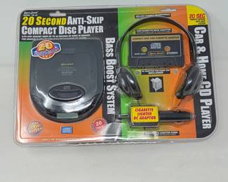 Sealed Vintage Lenoxx Sound Portable CD Player