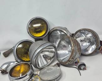Fog Lights,cDriving Lamps 1930s-50s, Restoration or Display