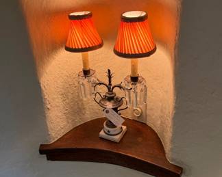 Pair of Two Arm Lamps