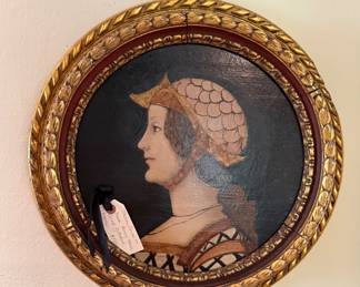 Italian Oil Gilt Frame