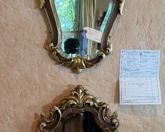 Pair of Gilt Mirrors