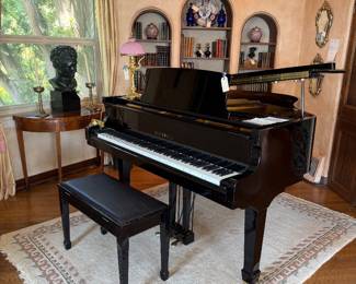 Black Lacquer Piano & Bench