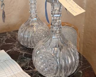 Cut Glass Decanters