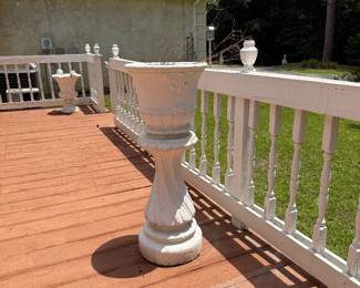 Concrete pedestal
