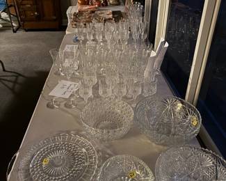 Crystal, Pressed Glass, Cut Glass, Depression Glass