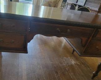 Traditional Walnut Executive Desk