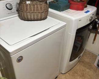 Whirlpool washer and Maytag dryer