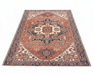 Antique Serapi Persian Rug