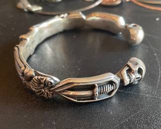Skull Cuff Bracelet