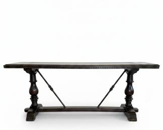 Antique English Jacobean Style Console Table