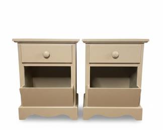 Painted Wood Nightstands