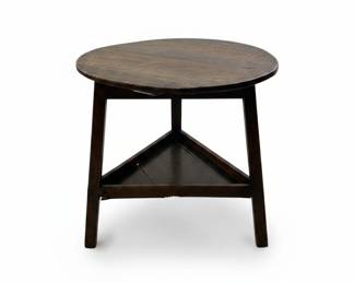 English Oak Cricket Table
