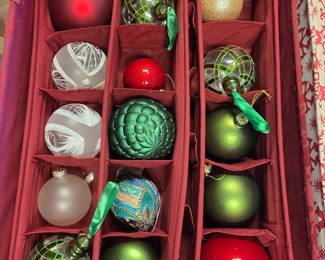 Christmas Ornaments & Ornament Storage Boxes