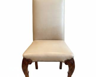 Queen Anne Style Upholstered Dining Chair