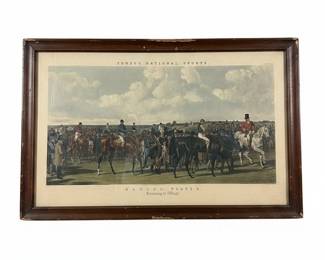 Foxe's National Sports: Racing, Plate 4, Returning to Brough by John Frederick Herring Sr.