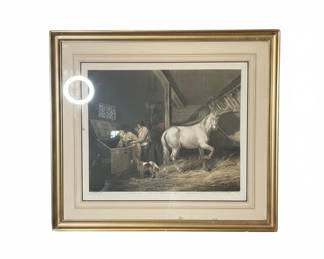 The Corn Bin, No. 7 by George Morland, Engraved by J.R. Smith