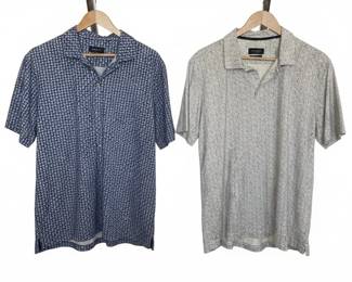 Bugatchi OoohCotton Tech Short Sleeve Button-Up Shirts