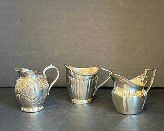 Silver-Plated Creamers