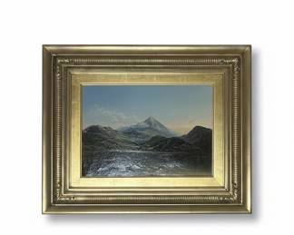 Mountain Landscape Oil Painting