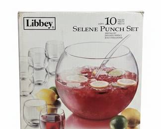 Libbey Selene 10-Piece Punch Set