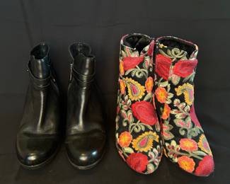 UGG Ankle Boots and Embroidered Ankle Boots