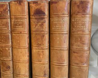 International Library of Famous Literature Collection Antique