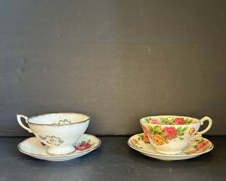 Vtg Royal Standard Fine Bone China Teacup and Saucer Set