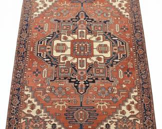 Antique Persian Heriz Rug
