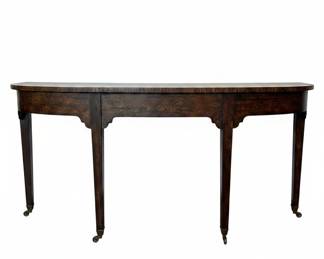 Antique Demilune Console Table
