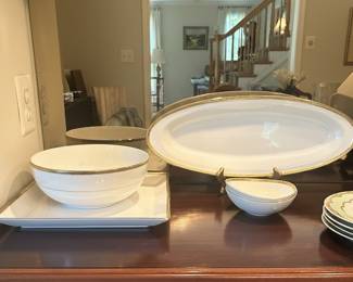 Charter Club Home "Gourmet Gold" Serving Platter and Bowl Set