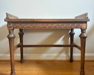 Louis XVI Style Cane Bench