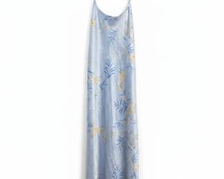 Floral Print Satin Slip Dress