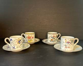 Coalport Bone China Demitasse Cups and Saucers