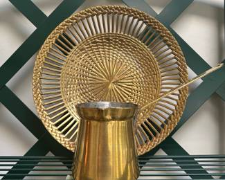 Brass Turkish Coffee Pot (Cezve/Ibrik)