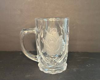 Mikasa Rose Pearls Crystal Mug
