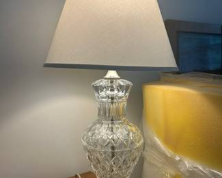 Vintage Cut Crystal Table Lamp