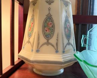 1920s-1940s Uranium Glass and Uranium glass light covers