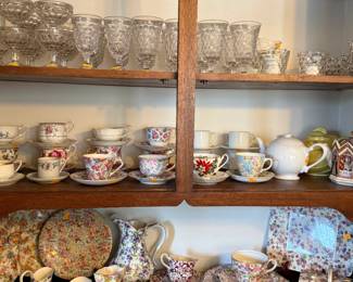 Tea Cups, Fostoria Glass