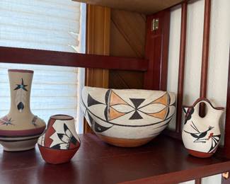 Antique and vintage Native American pottery