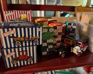 Vintage toy cars