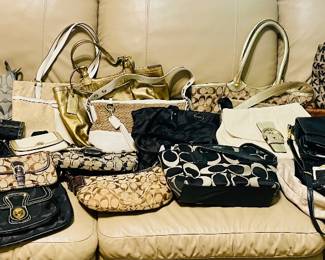 Collection of Coach Handbags & Michael Kors 
