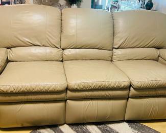 La-Z-Boy Leather Double Recliner Sofa 